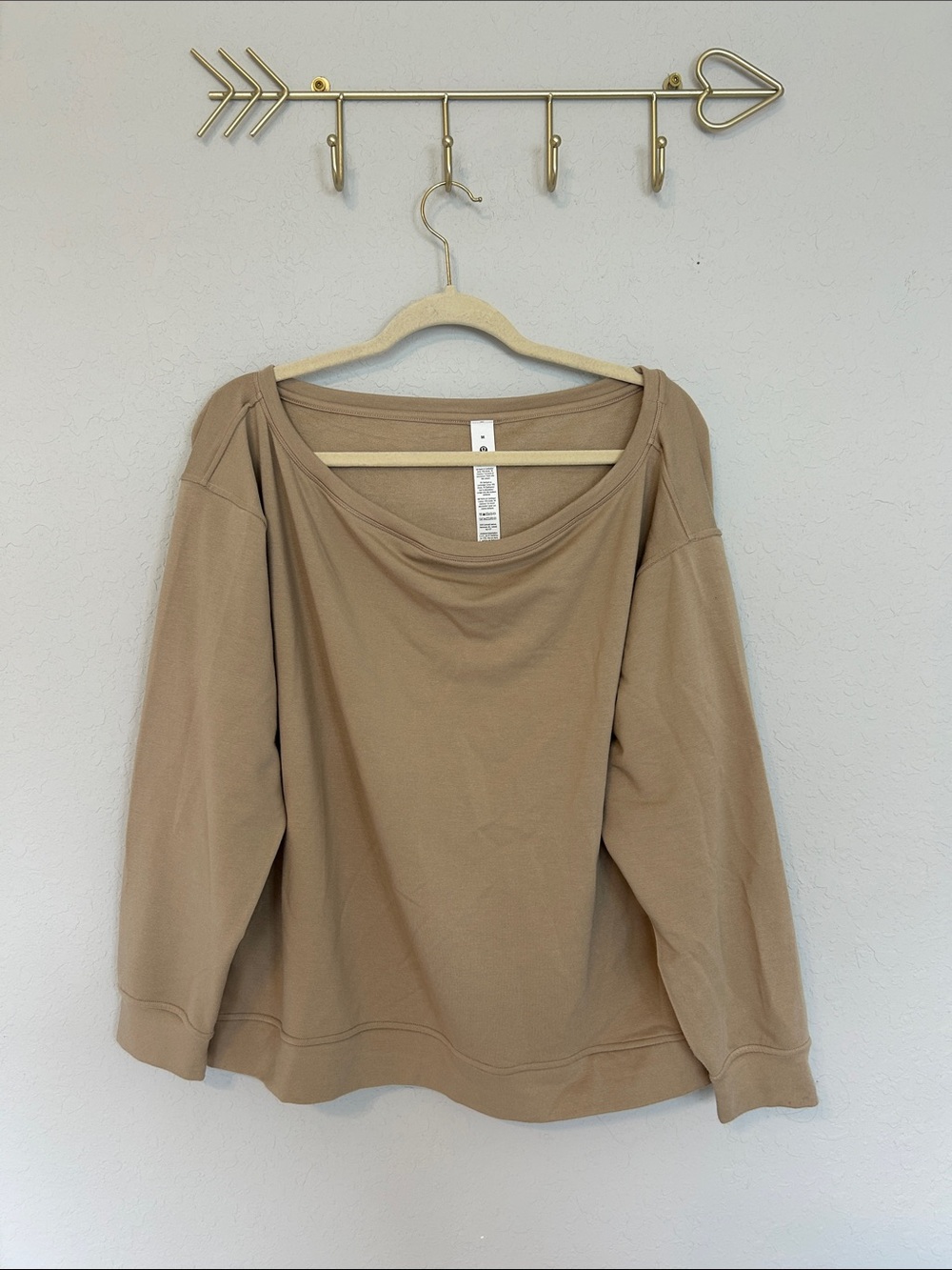 lululemon athletica Relaxed Boatneck Sweatshirt - Taupe